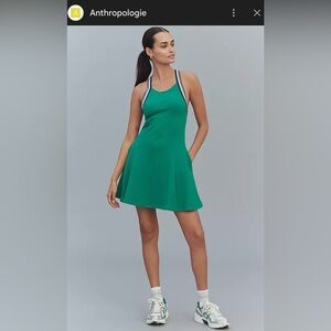 NWT Anthropologie Daily Practice Crisscross-Back Swing Mini Dress size L